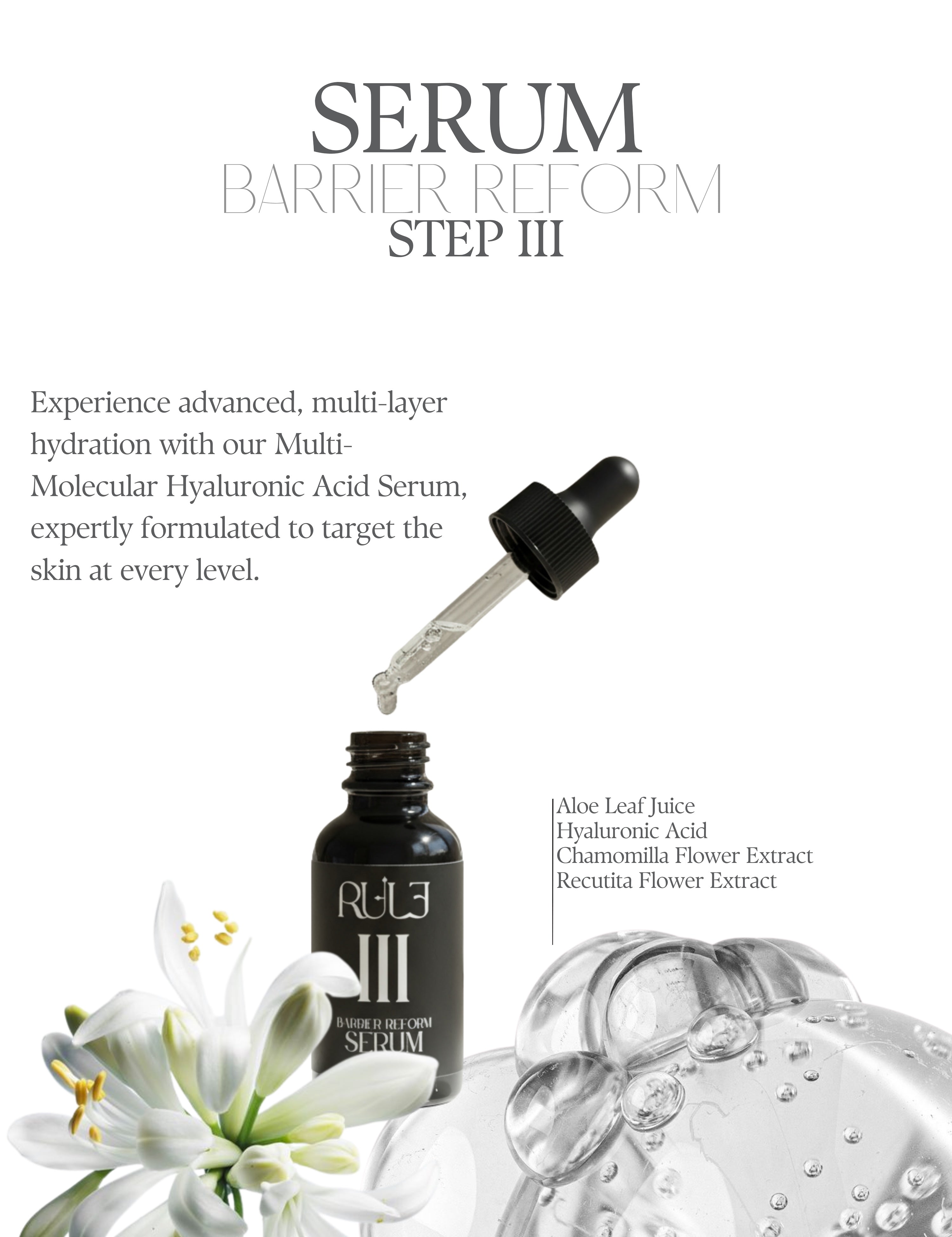III. BARRIER REFORM SERUM